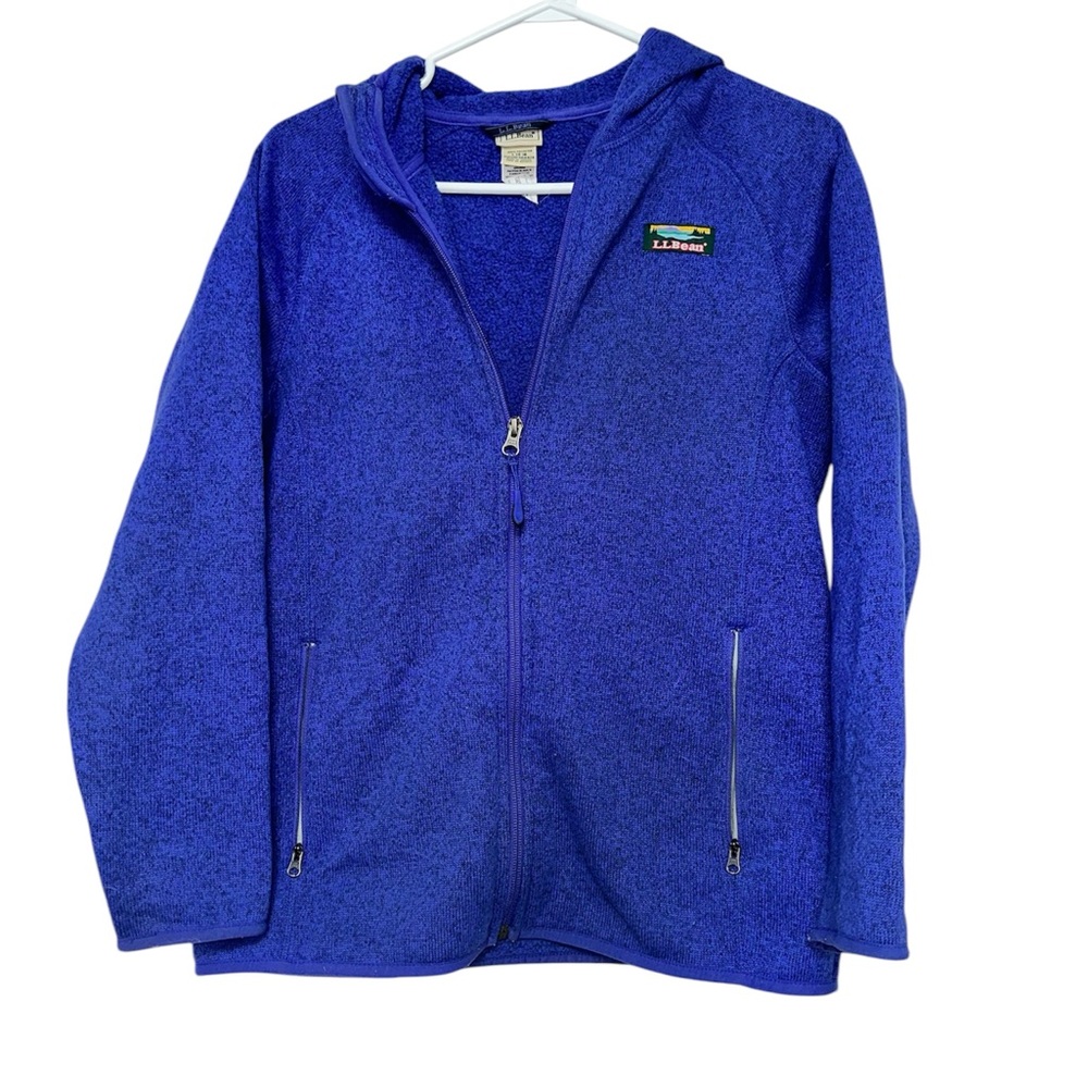 Kids LL Bean Sweater Fleece, Hooded L 14-16